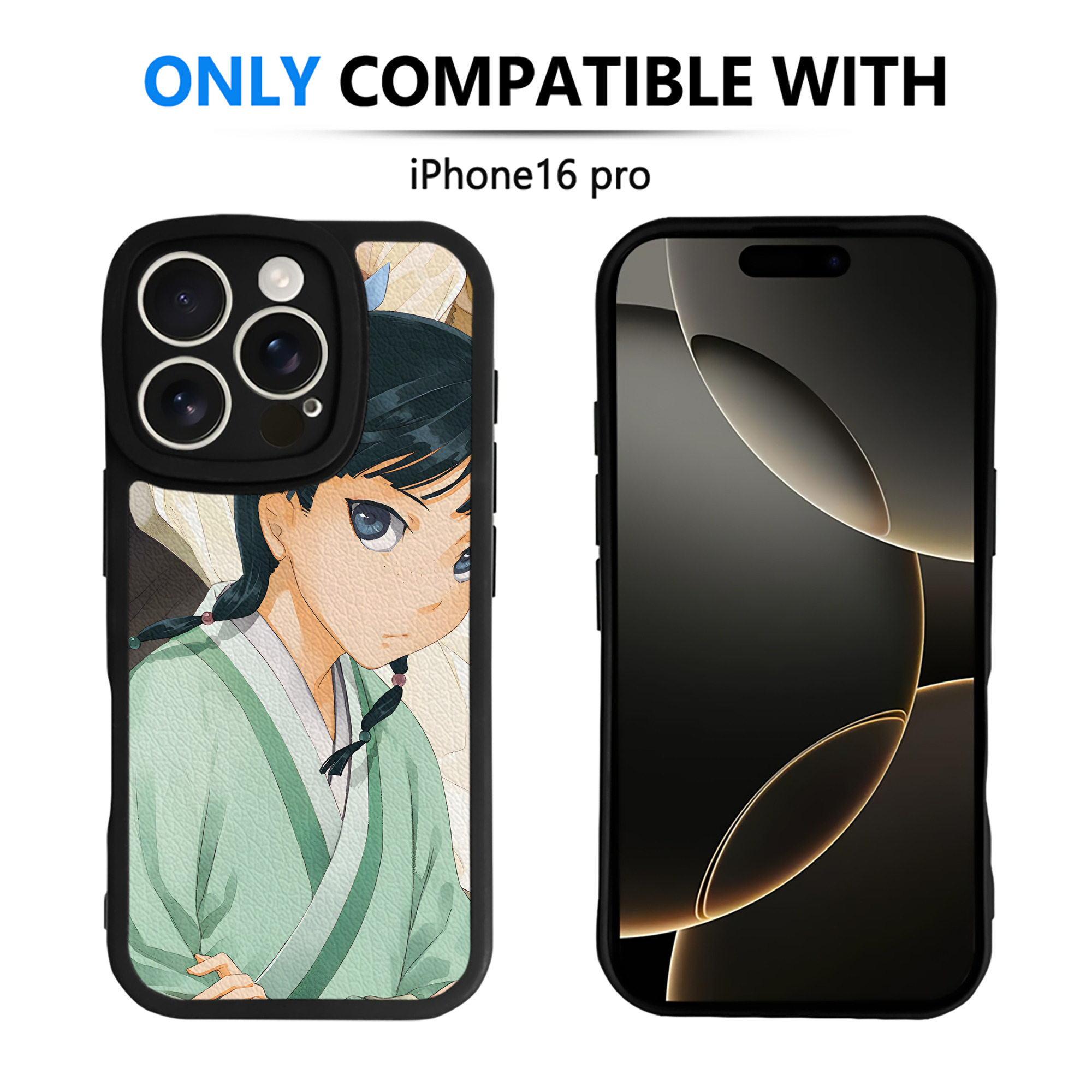 薬屋のひとりごと The Apothecary Diaries 【iPhone 16シリーズ対応】シリコンスマホケース（レザー調） 材質：シリコン